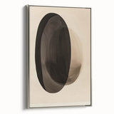 Minimalist Dining Room Wall Art – Abstract Monochrome Print