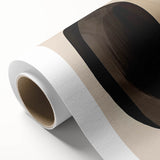 Minimalist Dining Room Wall Art – Abstract Monochrome Print