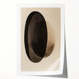 Minimalist Dining Room Wall Art – Abstract Monochrome Print