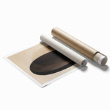 Minimalist Dining Room Wall Art – Abstract Monochrome Print