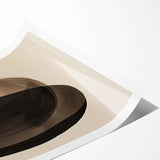 Minimalist Dining Room Wall Art – Abstract Monochrome Print