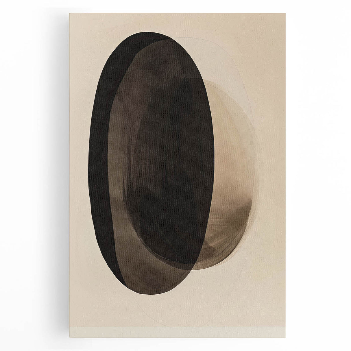 Minimalist Dining Room Wall Art – Abstract Monochrome Print