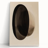 Minimalist Dining Room Wall Art – Abstract Monochrome Print