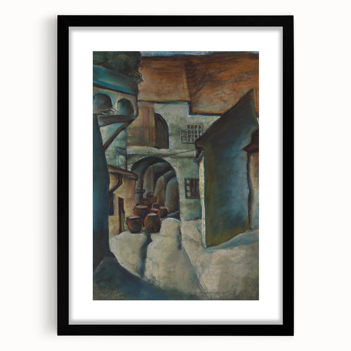 Expressionism Wall Art - Košický Dvor by Konštantín Bauer