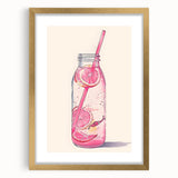 Extra large abstract art print with textured design in muted earth tones, framed in gold, ideal for living room decor.