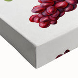 Black and white close-up of fruits in a large art canvas, suitable for bedroom wall decor.