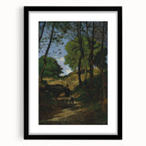 Impressionism Wall Art - Serene Forest Path - Tranquil Landscape Print