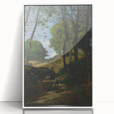 Impressionism Wall Art - Serene Forest Path - Tranquil Landscape Print