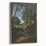 Impressionism Wall Art - Serene Forest Path - Tranquil Landscape Print