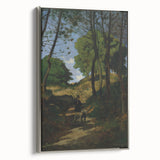 Impressionism Wall Art - Serene Forest Path - Tranquil Landscape Print