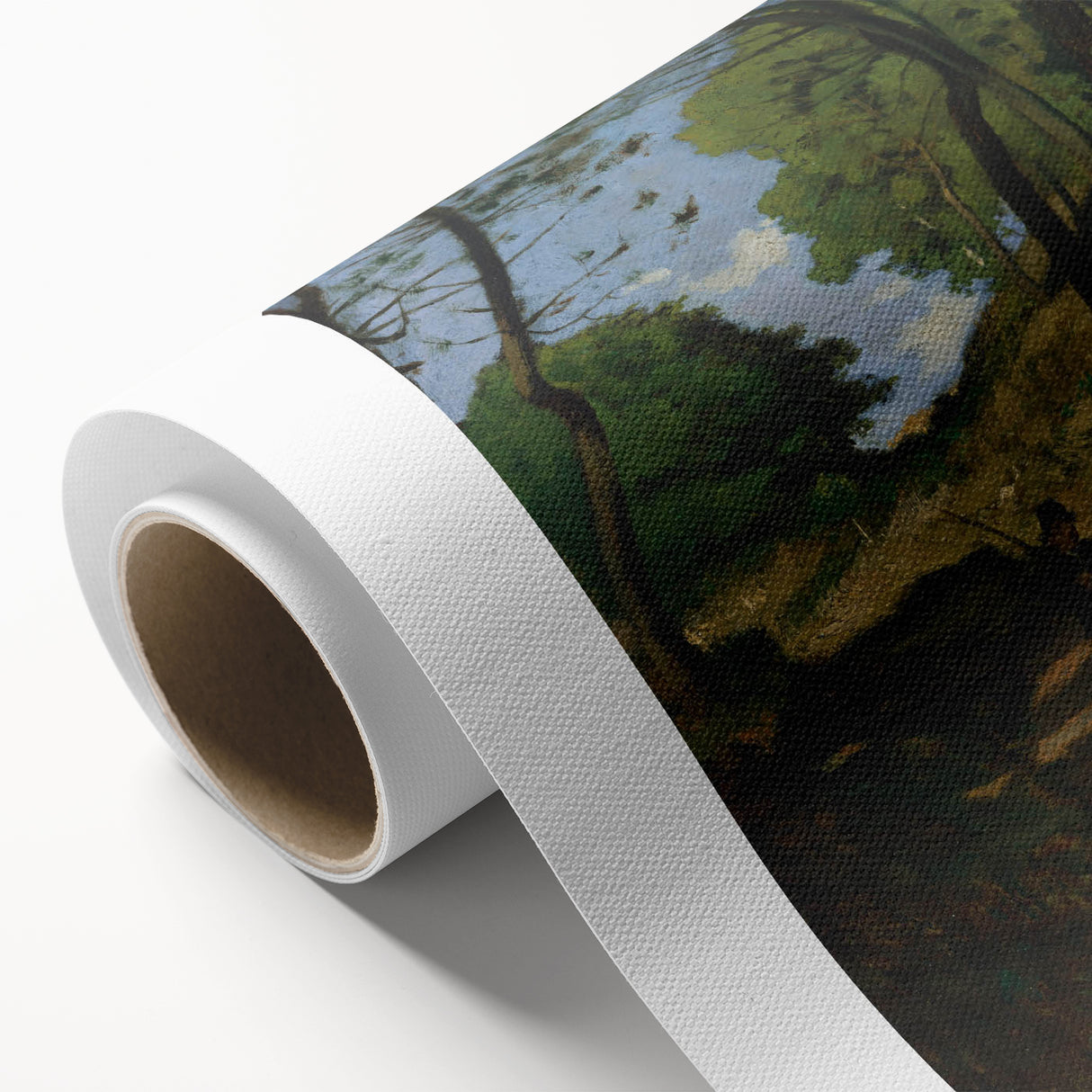 Impressionism Wall Art - Serene Forest Path - Tranquil Landscape Print