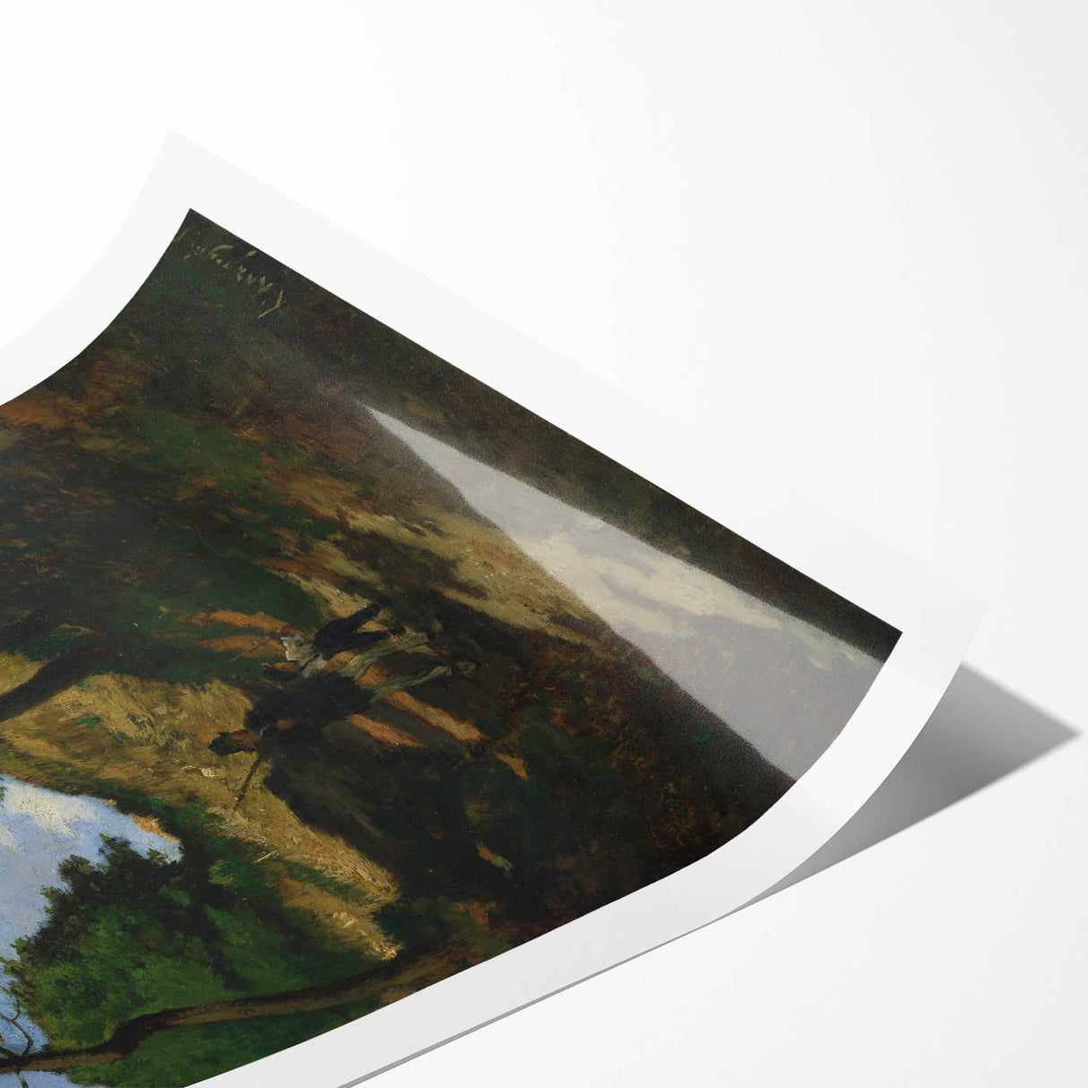 Impressionism Wall Art - Serene Forest Path - Tranquil Landscape Print