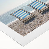 Vibrant rolled canvas showcasing a stunning beach landscape design, featuring soft pastel colors and tranquil waves, securely packaged in a protective cardboard tube.