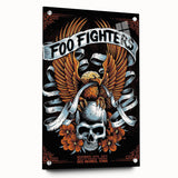 Foo Fighters Retro Wall Art - Vintage Skull & Eagle Poster
