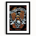 Foo Fighters Retro Wall Art - Vintage Skull & Eagle Poster