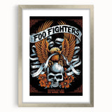 Foo Fighters Retro Wall Art - Vintage Skull & Eagle Poster