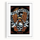 Foo Fighters Retro Wall Art - Vintage Skull & Eagle Poster