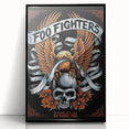 Foo Fighters Retro Wall Art - Vintage Skull & Eagle Poster