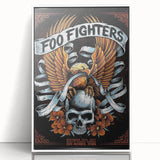 Foo Fighters Retro Wall Art - Vintage Skull & Eagle Poster