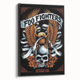 Foo Fighters Retro Wall Art - Vintage Skull & Eagle Poster