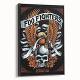 Foo Fighters Retro Wall Art - Vintage Skull & Eagle Poster