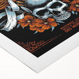 Foo Fighters Retro Wall Art - Vintage Skull & Eagle Poster
