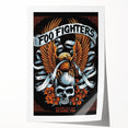 Foo Fighters Retro Wall Art - Vintage Skull & Eagle Poster