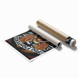 Foo Fighters Retro Wall Art - Vintage Skull & Eagle Poster