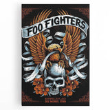 Foo Fighters Retro Wall Art - Vintage Skull & Eagle Poster