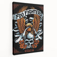 Foo Fighters Retro Wall Art - Vintage Skull & Eagle Poster