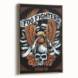 Foo Fighters Retro Wall Art - Vintage Skull & Eagle Poster