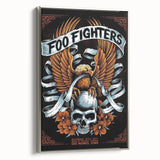 Foo Fighters Retro Wall Art - Vintage Skull & Eagle Poster