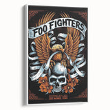 Foo Fighters Retro Wall Art - Vintage Skull & Eagle Poster