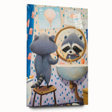 Morning Raccoon - Boys Room Wall Art Kids Wall Art Prints