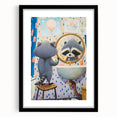 Morning Raccoon - Boys Room Wall Art Kids Wall Art Prints