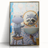 Morning Raccoon - Boys Room Wall Art Kids Wall Art Prints