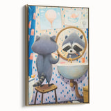 Morning Raccoon - Boys Room Wall Art Kids Wall Art Prints