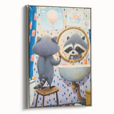 Morning Raccoon - Boys Room Wall Art Kids Wall Art Prints