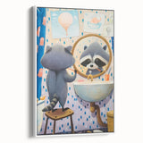 Morning Raccoon - Boys Room Wall Art Kids Wall Art Prints