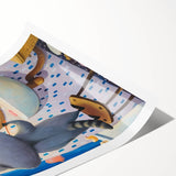 Morning Raccoon - Boys Room Wall Art Kids Wall Art Prints