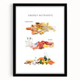 Energy Nutrients Educational Wall Art - Kids' Learning Poster