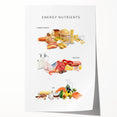 Energy Nutrients Educational Wall Art - Kids' Learning Poster
