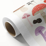 Whimsical Mushroom Illustration Print - Kids Room Art