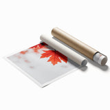 Extra large rolled print featuring a fall-themed floral design in warm earth tones, ideal for classy bathroom wall art.
