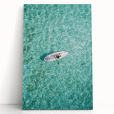 Black and white abstract design on a large stretched canvas, ideal for kitchen wall art or bedroom ambiance.