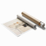 Contemporary Dining Room Wall Art – Abstract Canvas Print