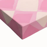 Large black and white landscape art painting on stretched canvas, depicting a serene nature scene.