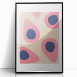 Large abstract wall art featuring assorted fruits in bold colors on black acrylic, framed, ideal for dining room decor.