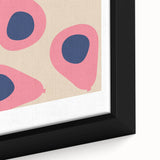 Extra large black wall art featuring colorful, textured fruits on a framed canvas, ideal for living room decor.