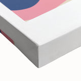 Large art featuring a close-up of assorted fruits in black and white on stretched canvas, suitable for bedroom wall decor.